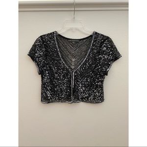 Adrianna Papell Beaded Shrug